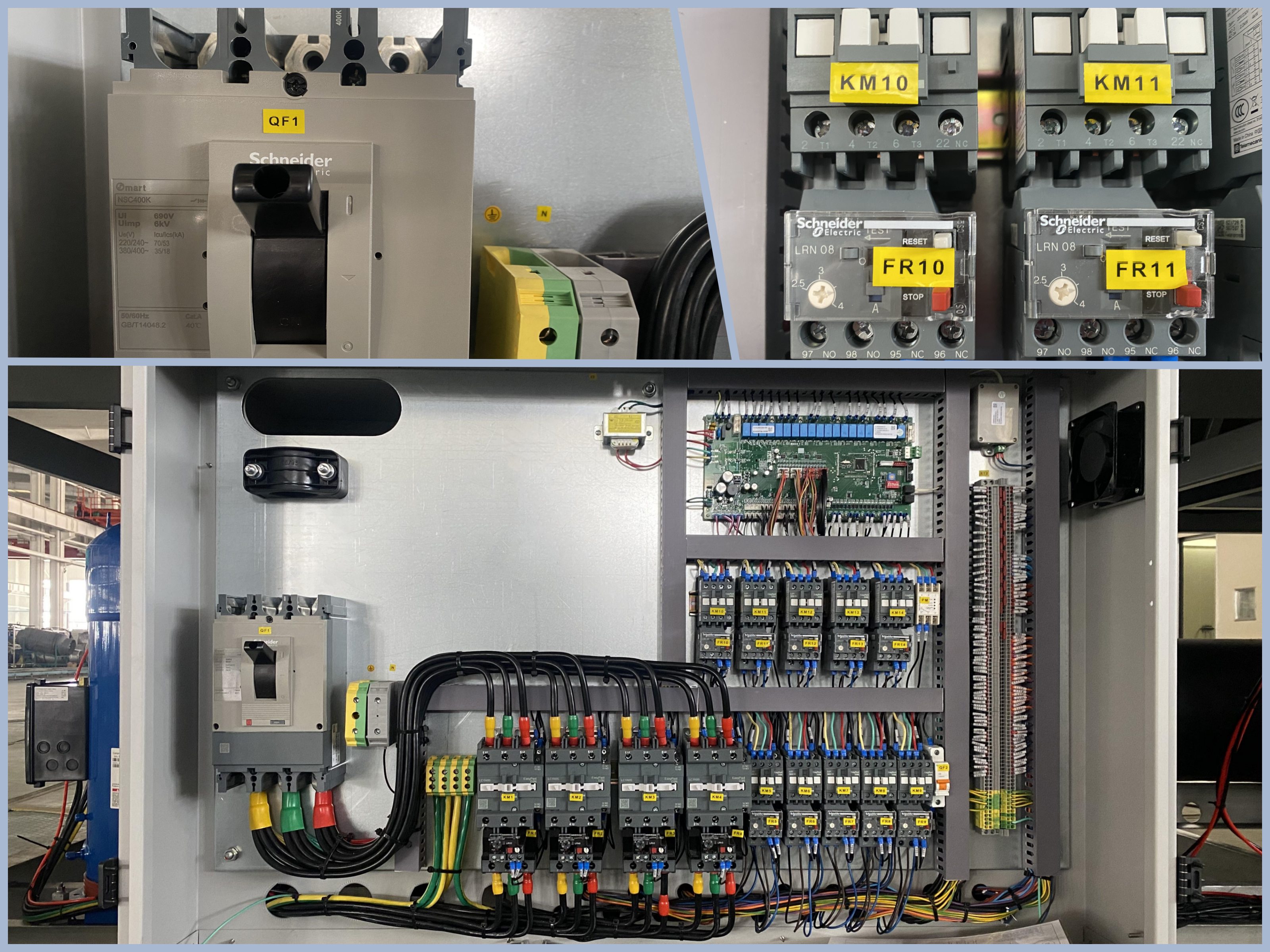 3-Hava soğutmalı kaydırmalı soğutma grupları tanınmış markaların elektrikli bileşenleri ile donatılmıştır