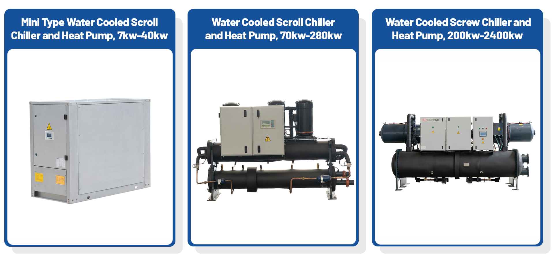4-End&uuml;striyel Su Soğutmalı Chiller