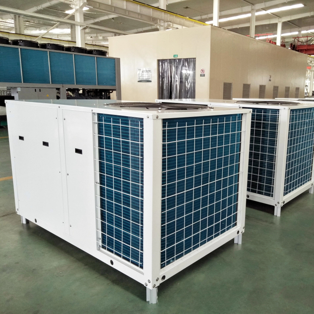 28KW 35kW 50kW Ticari Klima Çatı Yatay Beslemeli Paketlenmiş Birim