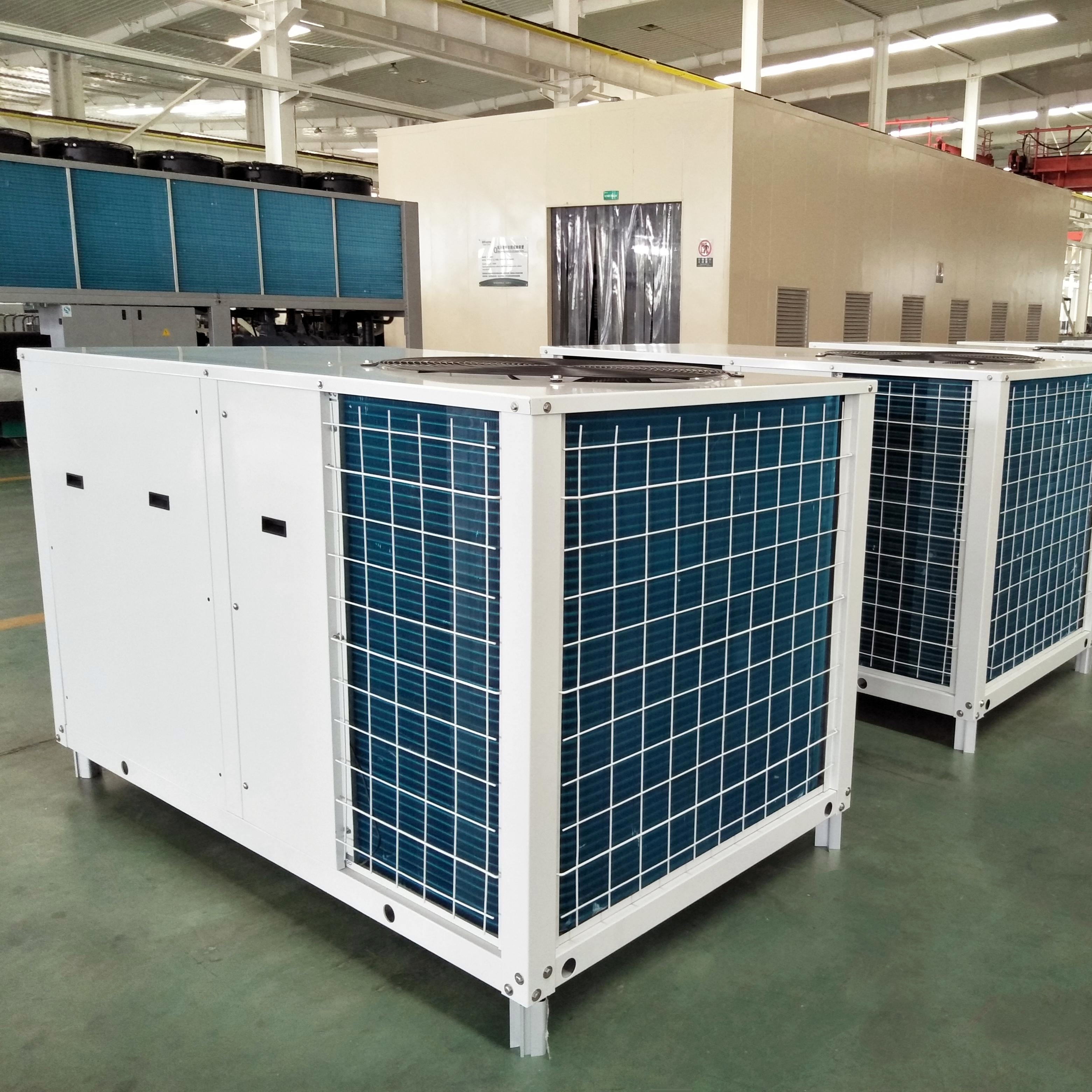 28KW 35kW 50kW Ticari Klima Çatı Yatay Beslemeli Paketlenmiş Birim