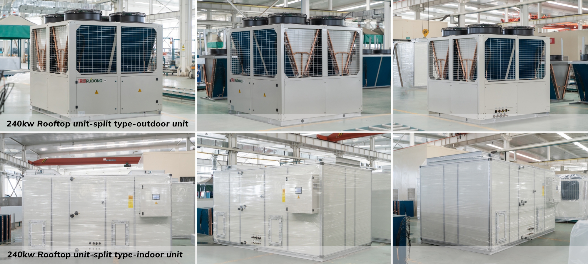 &Uuml;&ccedil; par&ccedil;alı &ccedil;atı klima sistemi