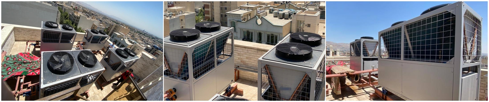 6-hava soğutmalı kaydırmalı soğutma grubu projesi