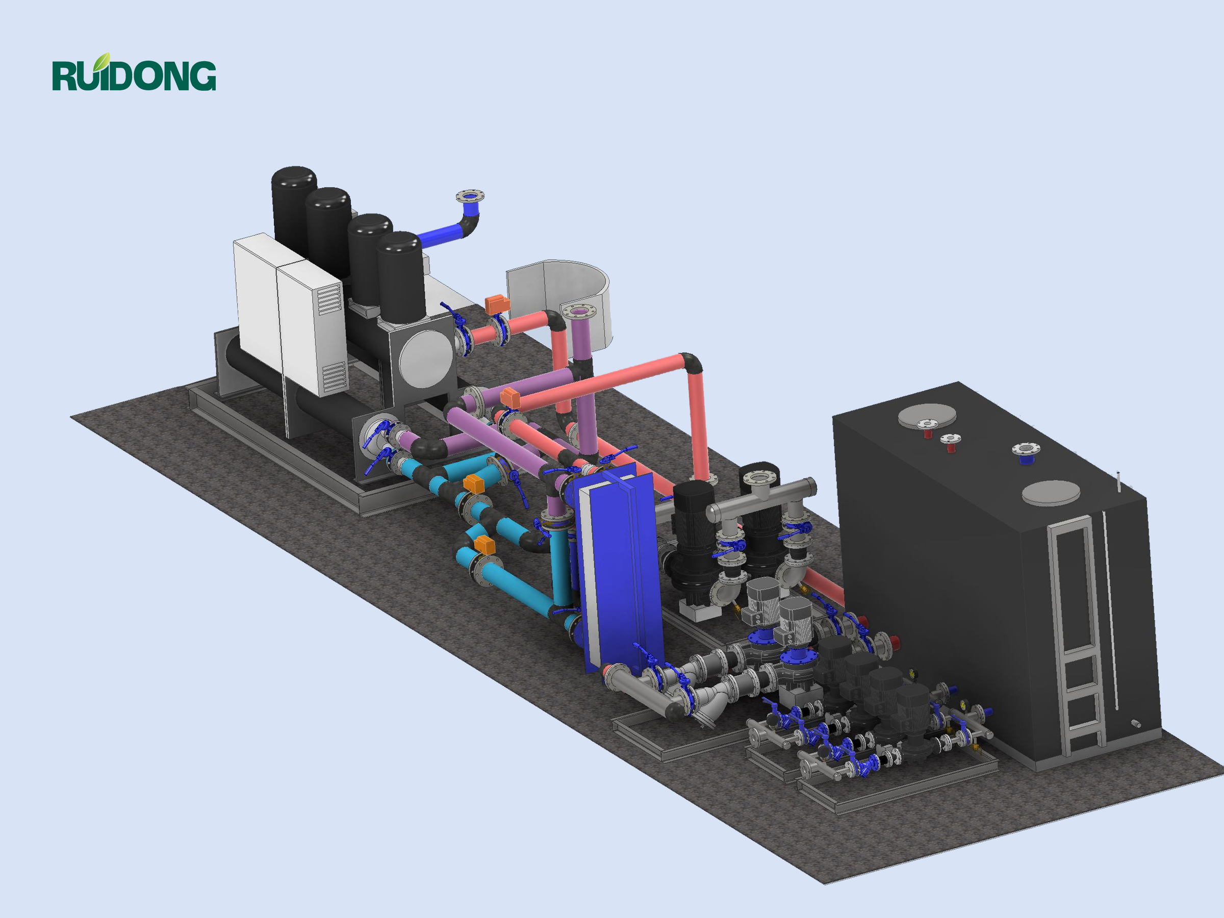 Su Soğutucu Soğutucu Birimleri ve Pompa İstasyonu Sistemleri-Enerji Verimli HVAC Çözümünüz