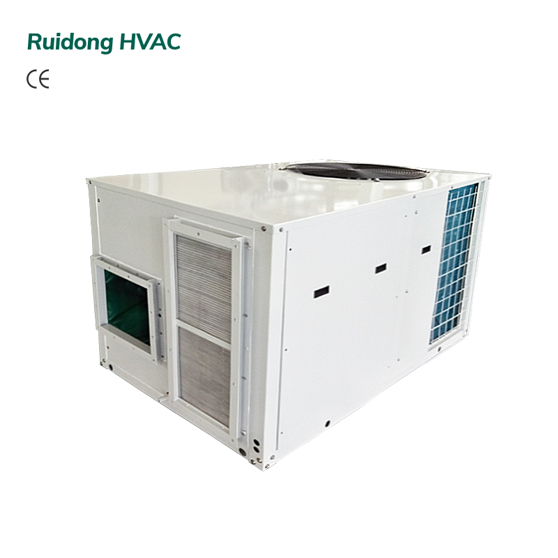 28KW 35kW 50kW Ticari Klima Çatı Yatay Beslemeli Paketlenmiş Birim